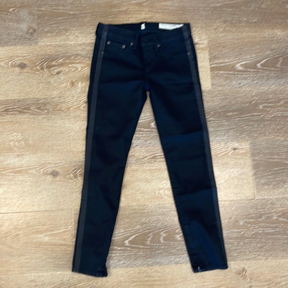 Rag + Bone Black Skinny Jeans (Size 25) - Picture 1 of 7